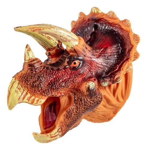 Marioneta De Mano Con Diseño De Dinosaurio En L, De Goma, Re