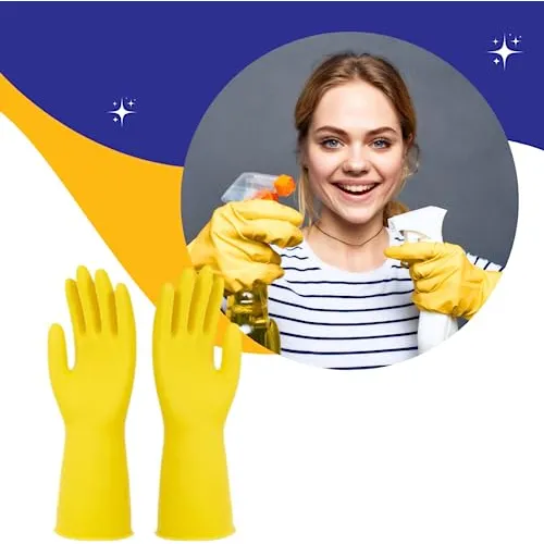 Mr. Guantes Reutilizables De Látex Grandes Pack De 2 (...