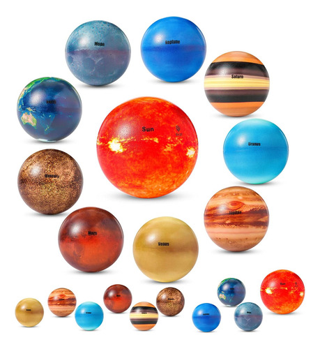 Bolas Antiestrés Del Sistema Solar, Bolas De Planetas Solare