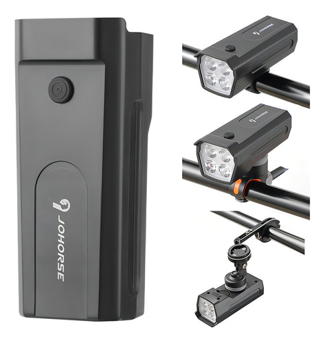 ** Luz Bicicleta Recargable Delantera Traser Claxon