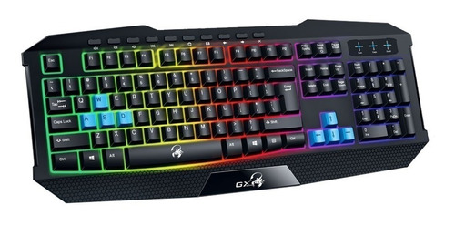 Teclado Genius K215 Retroiluminado Gamer Gaiming Gx Scorpion