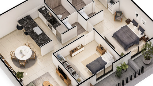 Mid Jerónimo 2 Dormitorios 85 M² Totales + Funcionalidad Premium
