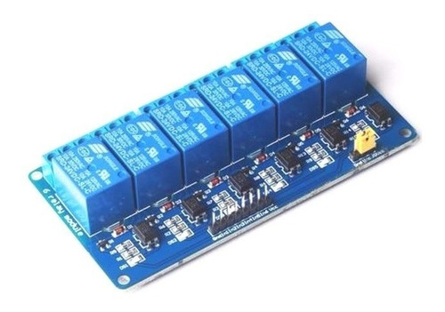 Módulo De 6 Relevadores 5v Con Optoacopladores, Arduino