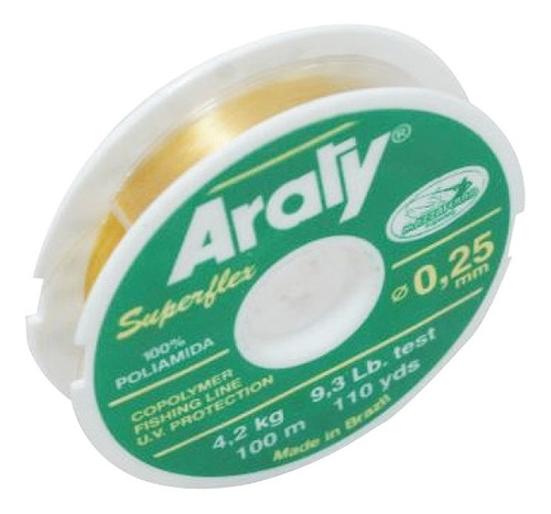 Hilo De Pesca Oro  Araty  100m .60mm 19as06010