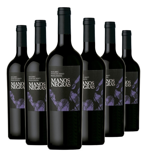 Vino Manos Negras Stone Soil Malbec 6x750 Sejanovich