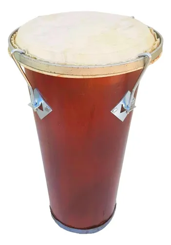 comprar Atabaque 45cm Couro Boi Aro Aço 4 Afinações