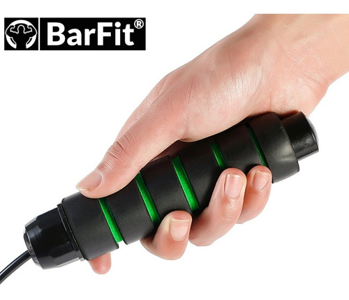 Imagen 5 de 10 de Cuerda De Saltar Profesional Regulable Marca Barfit