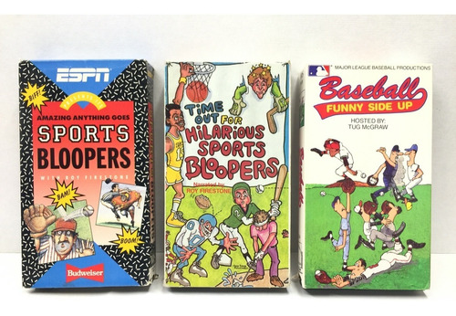 Películas Vhs Divertidos Errores Deportivos 3 Pz