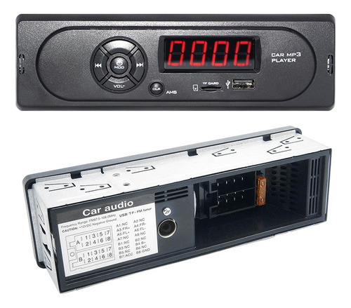 Radio Para  Auto Camioneta  Fm/mp3/usb/sd/mmc 7wx2 