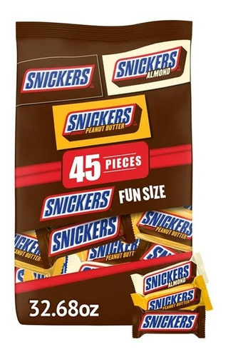 Chocolates Snickers Surtido Fun Size 926.5