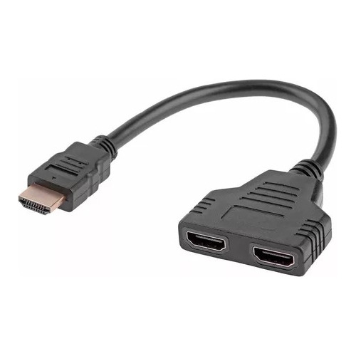 Cable Splitter Hdmi 1 X 2 1080p 1 Macho A 2 Hembra 30cm