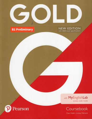 Libro: Gold B1 Preliminary New Edition Coursebook / Pearson