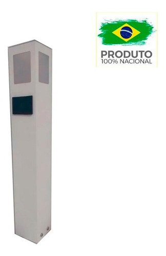 Poste Balizador Com Tomada Para Jardim Led E27 50 Cm