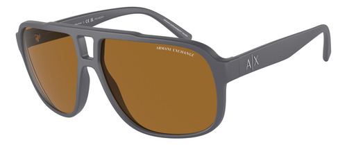Lentes De Sol Ax4104s Marrón Polarizado Armani Exchange