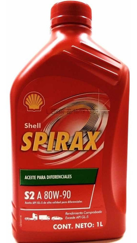 Aceite Shell Spirax 80w90