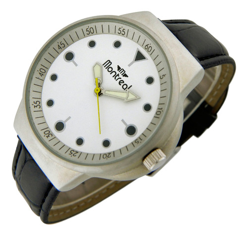 Reloj Pulsera Montreal Hombre Ml1107 Agujas Luminosas