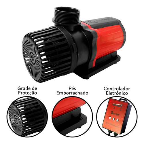 Bomba Submersa Aquários Lagos Oceantech Ac9000 127v Recalque