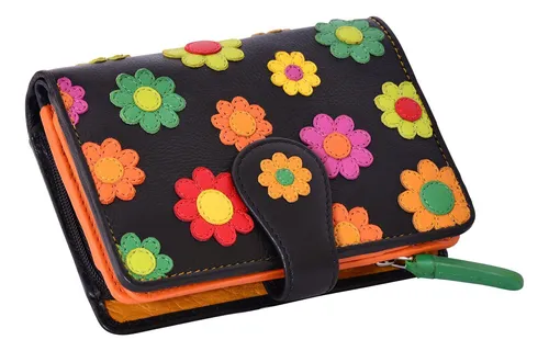Visconti Spanish Ds-82 - Billetera Para Mujer, Diseno Floral