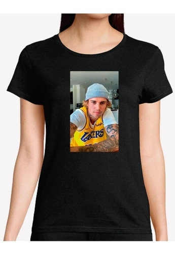 Polera Mujer Algodon Justin Bieber10n