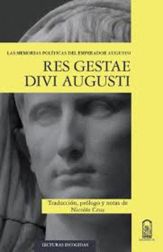 Res Gestae Divi Augusti - Emperador Augusto