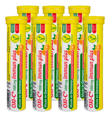 T&d Oxi C Vitamina C 1000mg 140 Tabletas Efervescentes