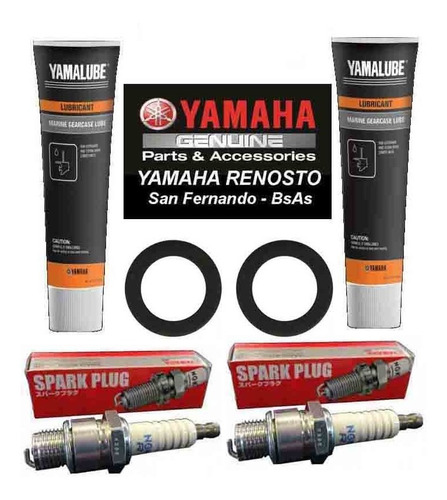 Kit De Servicio Con Bujias De Motores Yamaha 25hp 2 Tiempos