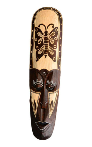 Colección Aborigen De Talla De Madera De Máscara Africana