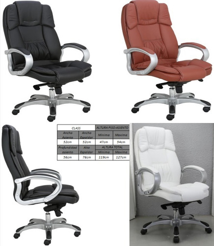 Imagen 2 de 2 de Sillon Giratorio Ejecutivo Gerencial, Class