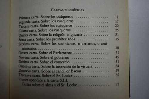 Cartas Filosóficas François-marie Arouet (voltaire) C153 (Usado)