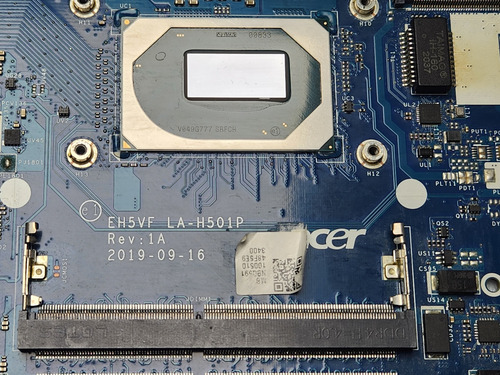 Motherboard Acer Nitro 5 An515-54 Eh5vf La-h501p P/ Repuesto Azul (Usado)