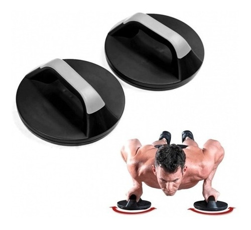 Barra Para Planchas Y Flexiones Push Up Giratorio Pectorales