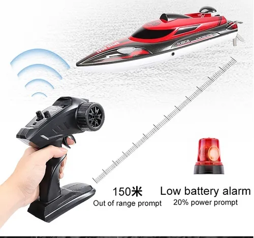 Lancha Rc Barco Corrida Alta Velocidade 25km h Sports Game