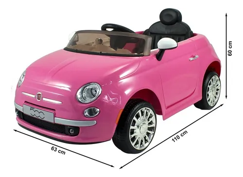 Bateria coche juguete fiat 500 outlet