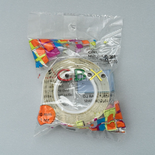 Cinta De Silicona Autoadhesiva Bifaz De 10 Mm X 1 Metro Cbx