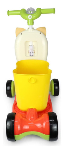 Patinete Infantil 2 Em 1 Scooty Cat Calesita Colorido