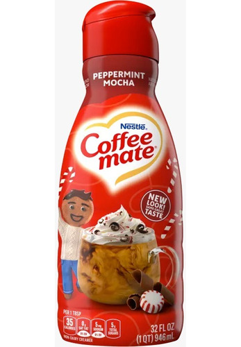 Coffee Mate Crema Liquida Peppermint Mocha 946ml Xchws C