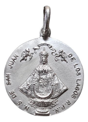 Dije Medalla Plata 925 Virgen De Los Lagos #327