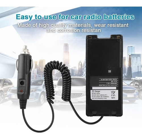 Eliminador De Batería De Dos Vías Para Icom Ic-v8 V82 A6 A24