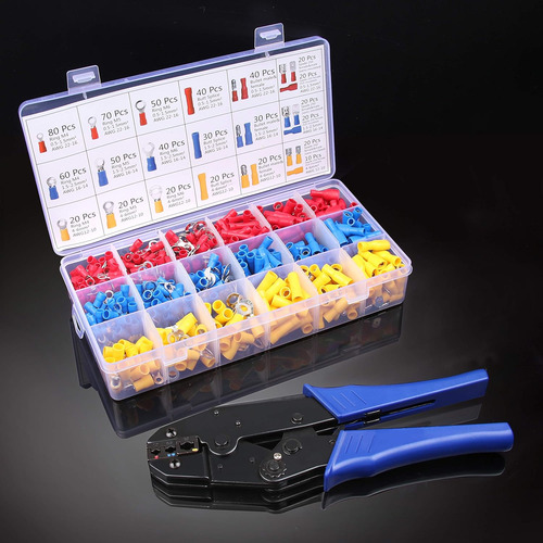 Yangoutool Conectores De Cable Eléctrico Crimping Kit: 70...