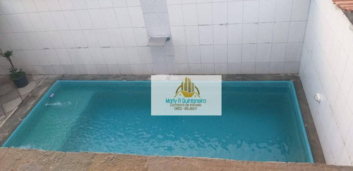 Imagem 15 de 30 de Linda Casa Com Piscina-5 Vagas- Estuda Permuta Casa Litoral - Ca0042