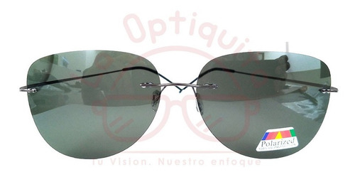 Lentes Para Sol Aviador Polarizados Titanio Flexible Ligeros