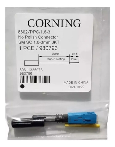 Conector Mecanico Sc Upc Lote 100pzs Wisp Nuevo (Usado)