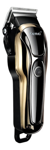 Maquina De Cortar Cabelo Sem Fio Turbo Profissional Kemei