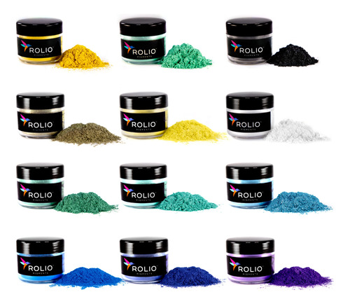 Kit Fabricacion De Jabon Rolio Mica Powder Pearlescent Color