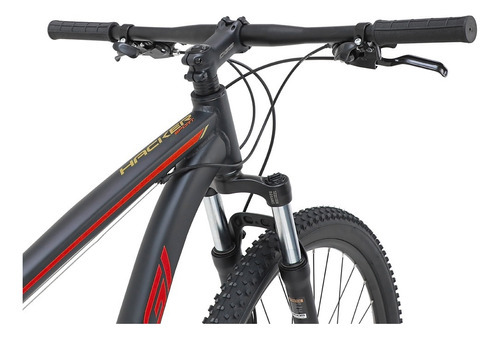 Bicicleta Mtb 29 Oggi Hacker Sport - Pto/verm/dou - Tam.17 Cor Preto/Vermelho Tamanho do quadro 17