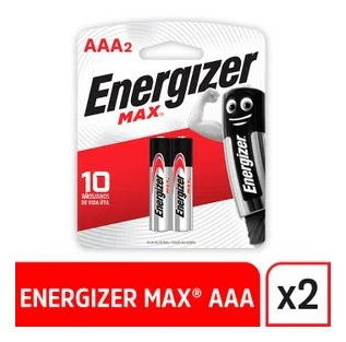 Imagen 1 de 5 de Energizer Max Pila Alcalina Aaa 2 Unidades