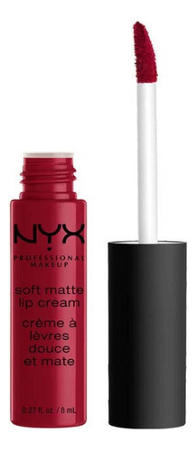 Batom NYX Professional Makeup Soft Matte Lip Cream cor monte carlo