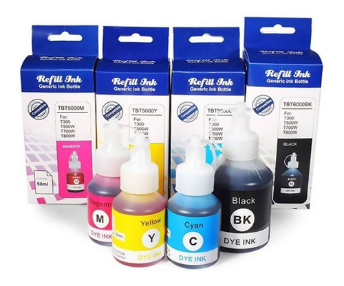 Imagen 1 de 1 de 4pack Tinta Brothe Dcp-t220 T310w T500w T510w T710 T700 T450