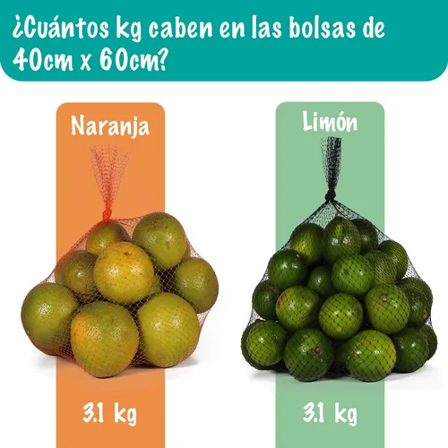 Comparativa de empaque de limones en malla Flexired vs empaque genérico