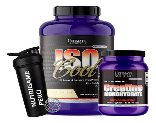 Pack Iso Cool 5lb + Creatina Ultimate Nutrition 1kg